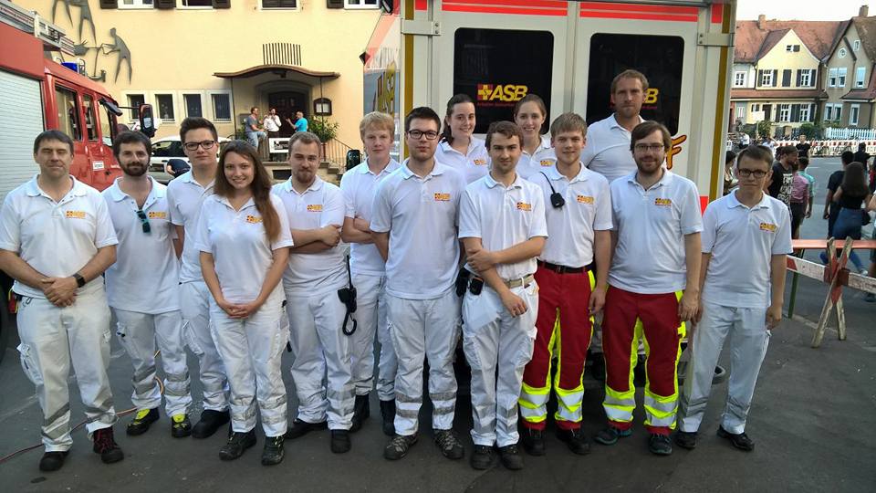 Sanitätsdienst auf der Bergkirchweih