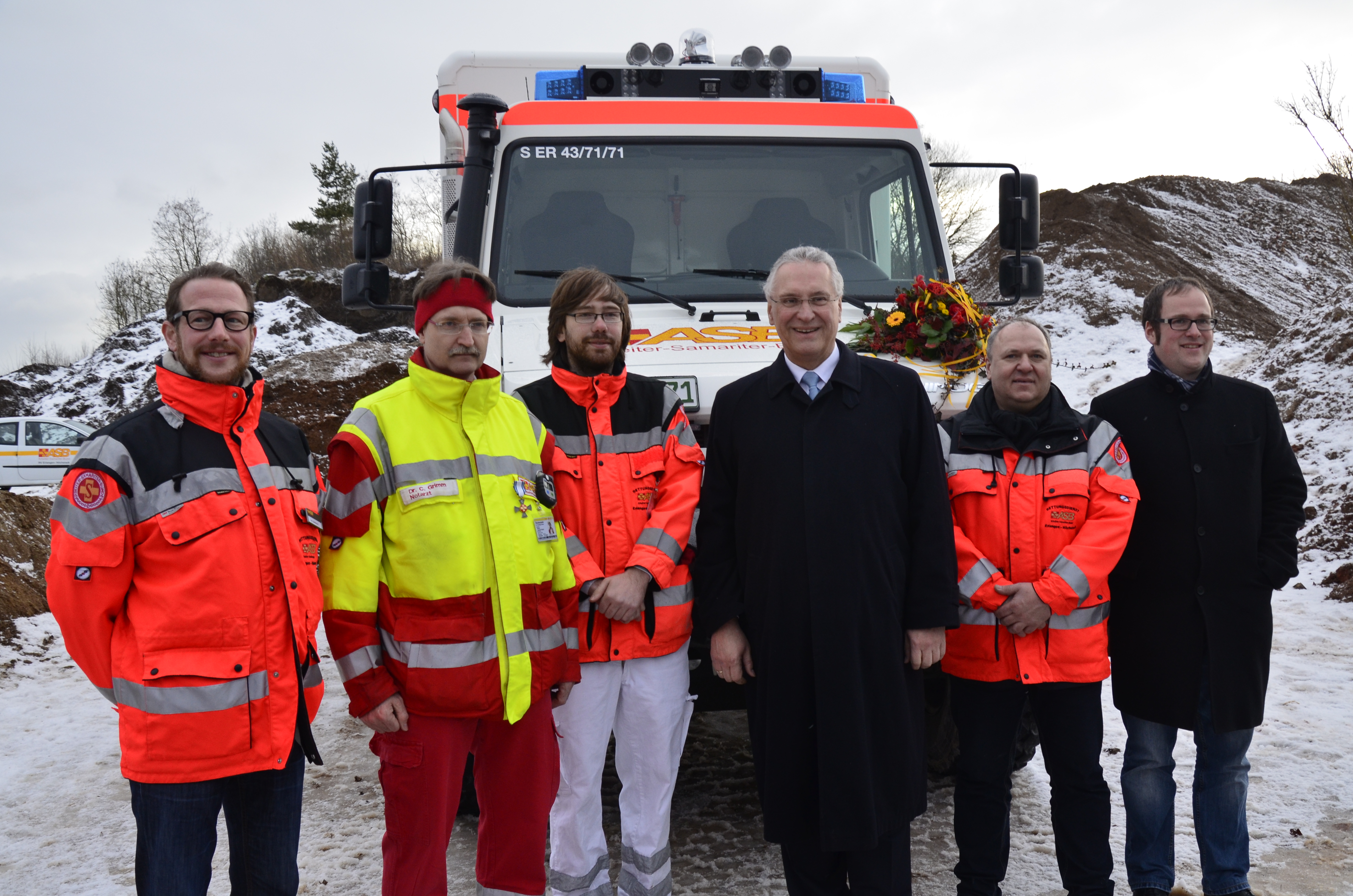 Feierliche Unimog-Einweihung